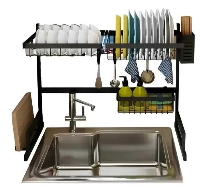 Escurridor de platos flotante para fregadero