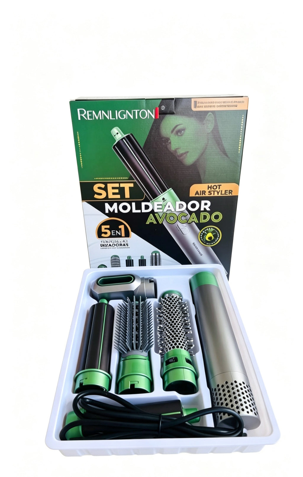 Cepillo Secador Alisador 5 En 1