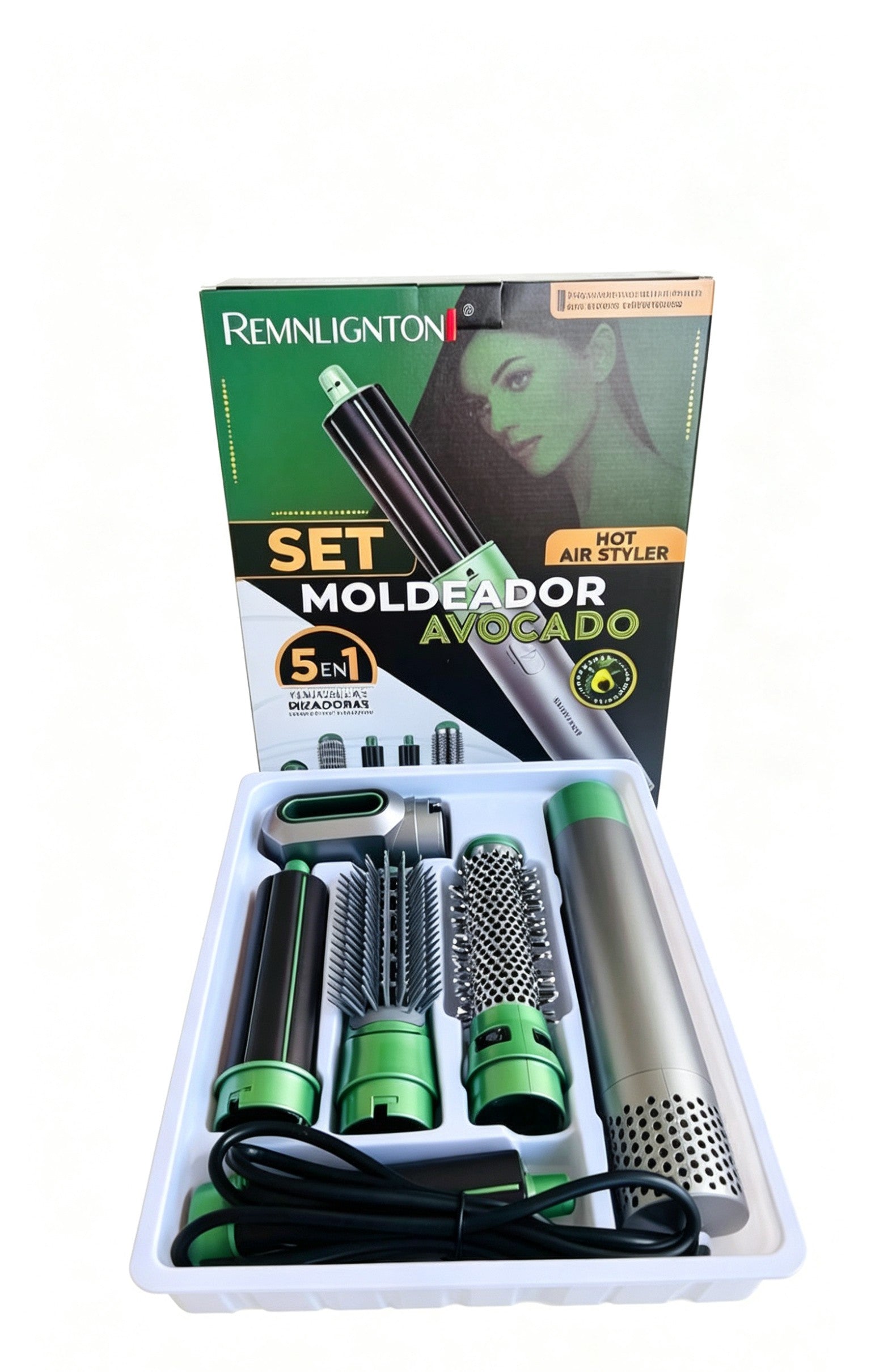 Cepillo Secador Alisador 5 En 1