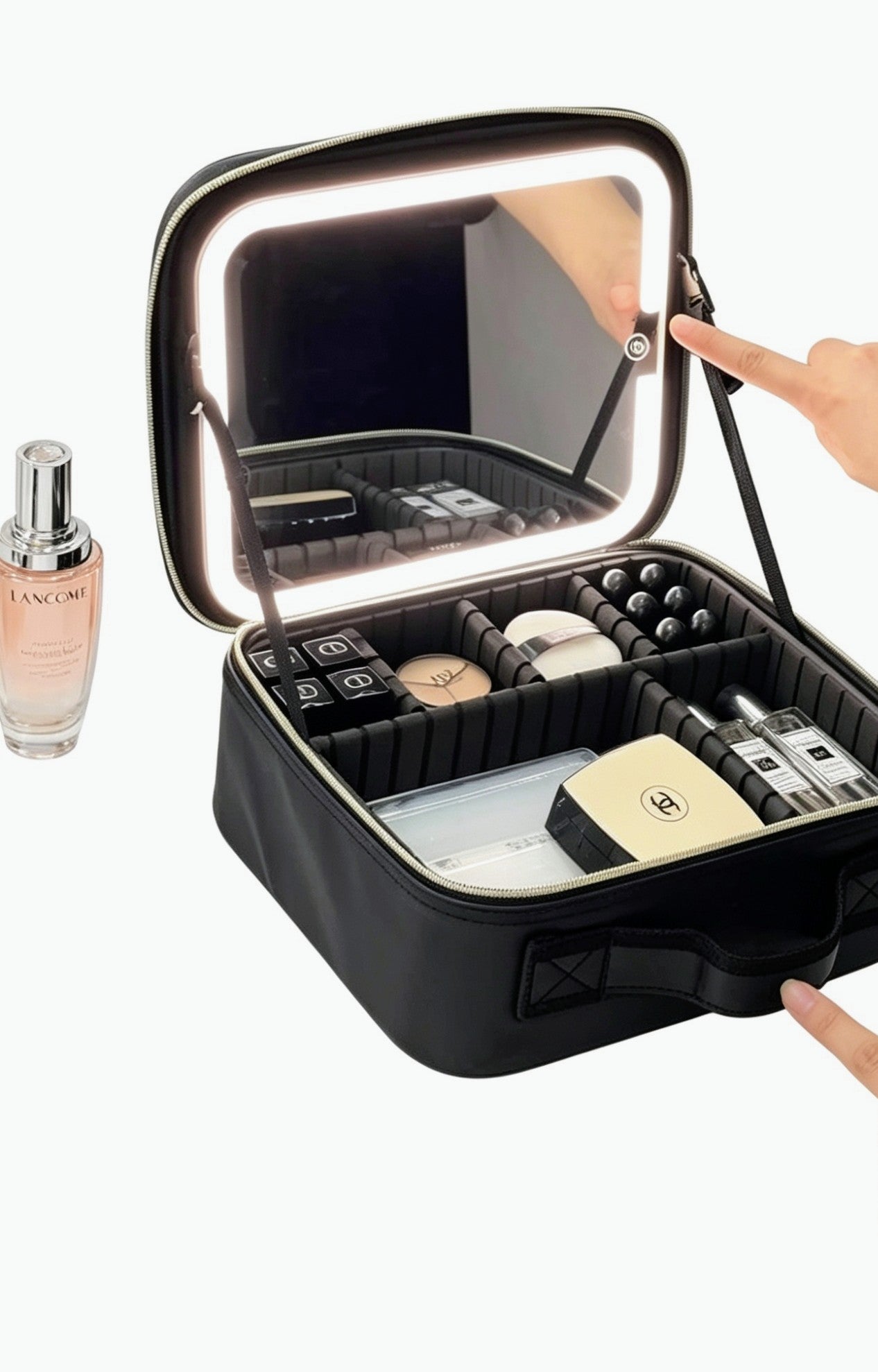 Cosmetiquera con Espejo LED Inteligente