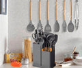 Set Utensilios de Cocina 19 Piezas con Cuchillos y Tabla