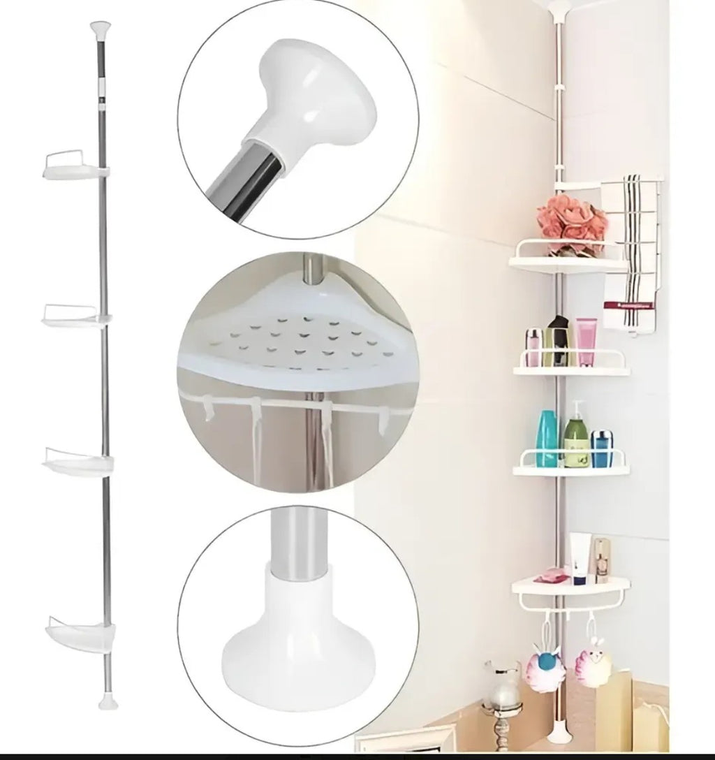 Esquinero De Ducha Multiusos 4 pisos Espandible
