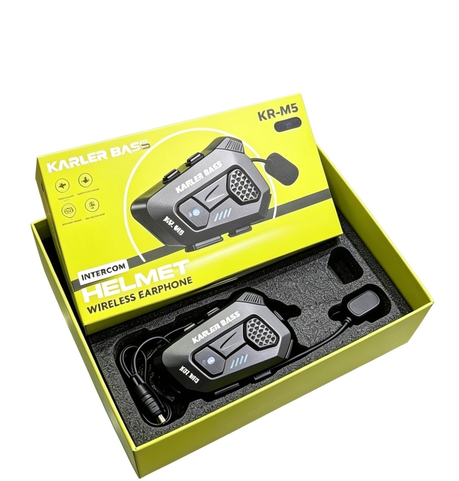 Intercomunicador Casco Karler Bass KR-M5