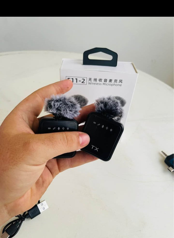 Kit Micrófonos Inalámbricos F11-2