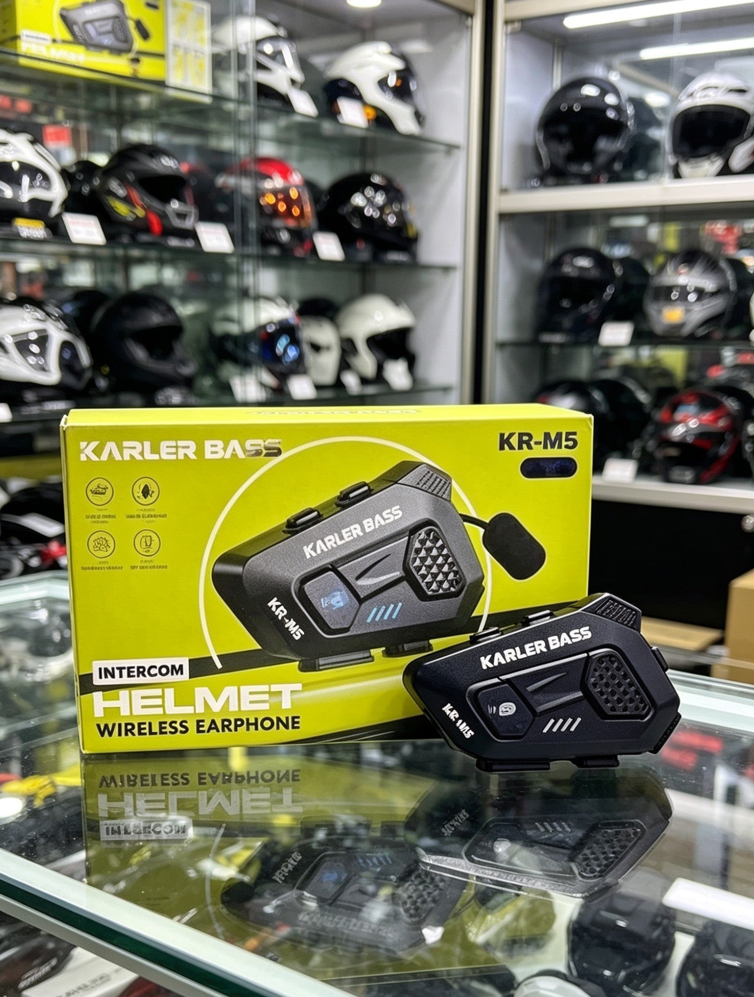 Intercomunicador Casco Karler Bass KR-M5