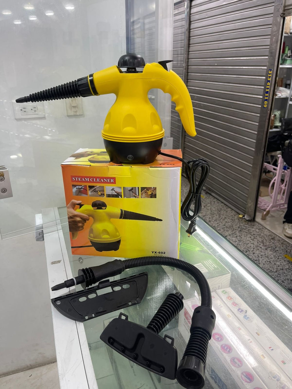 Limpiador de Vapor Presurizado Multiuso con Accesorios
